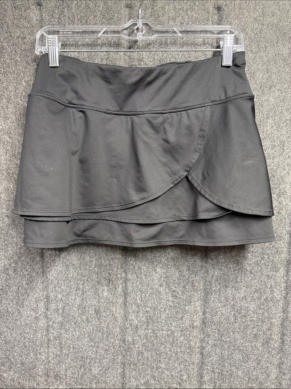 Athleta Black Drawstring Waist Athletic Skirt - Small
